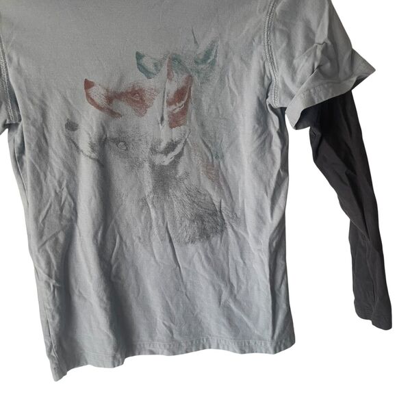 Tea Big Boy's Size 12 & 14 Graphic Owl Wolf Bundle Of Two T Shirts - Picture 2 of 11